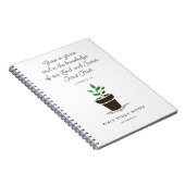 クリスチャンパーソナライズされたバイブル勉強手帳 ノートブック (右側)