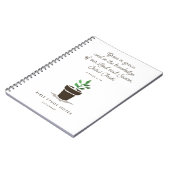 クリスチャンパーソナライズされたバイブル勉強手帳 ノートブック (左側)