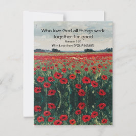 クリスチャンパーソナライズされたポストカード ポストカード