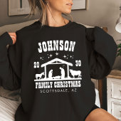 クリスチャンパーソナライズされた出生ファミリークリスマス トライブレンドＴシャツ