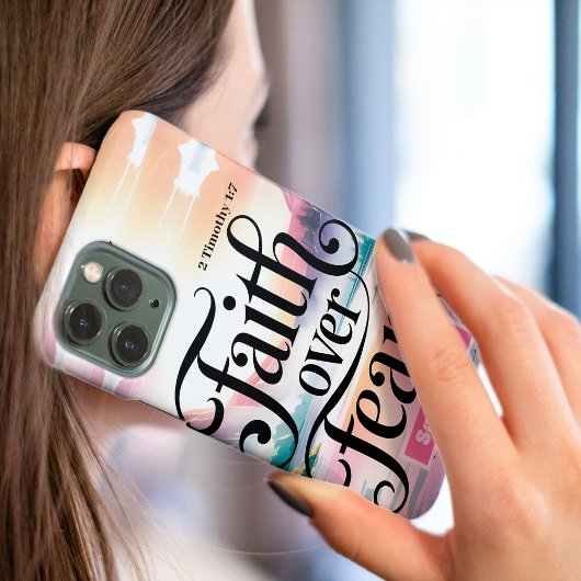 クリスチャンパーソナライズされた女性への恐怖に対する信仰 Case-Mate iPhoneケース