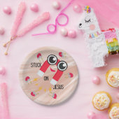 クリスチャンパーティーお祝いテーマ食器 ペーパープレート (パーティー)