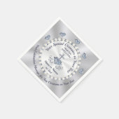 クリスチャンパーティーパーソナライズされたアイディア スタンダードカクテルナプキン (角)