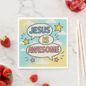 クリスチャンパーティー食器テーマ スタンダードランチョンナプキン (インサイチュ)