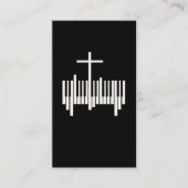 クリスチャンピアニスト宗教音楽ロードピアノ 名刺 (正面)