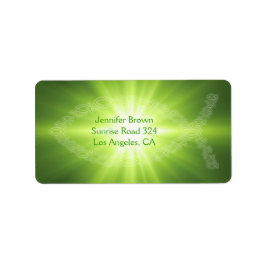 クリスチャンフィッシュグリーン住所 シール