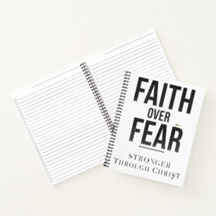 クリスチャンフィットネスジャーナル - Faith Over Fear ワークアウト ノートブック