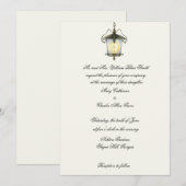 クリスチャンフォーマル招待状、セミランタンフォーマル 招待状 (正面/裏面)