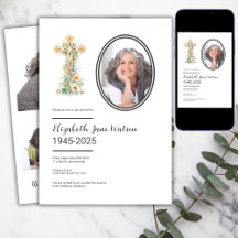 クリスチャンフローラクロス葬儀の写真