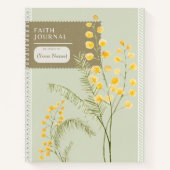 クリスチャンプランナー信仰日誌イエローフラワーズ ノートブック (正面)