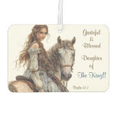 クリスチャンプリンセスオン乗馬エアフレッシュナー カーエアーフレッシュナー (裏面)