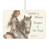 クリスチャンプリンセスオン乗馬エアフレッシュナー カーエアーフレッシュナー (正面)