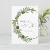 クリスチャンベースの水の色クリスマスカード シーズンカード (スタンド正面)