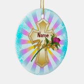 クリスチャンホープバラクロス セラミックオーナメント (右)