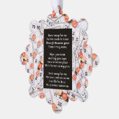 クリスチャンメモリーフォト祈りの言葉ビンゴゲーム オーナメントカード (左)