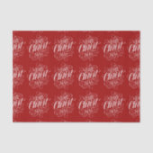 クリスチャンメリークリスマスチョークレタリングキリスト 薄葉紙 (正面)