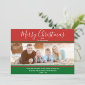 クリスチャンメリークリスマス聖なる書物、 経典&フォトカード シーズンカード (スタンド正面)