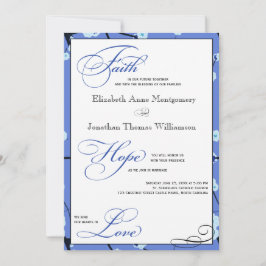 クリスチャンモダン結婚式招待状 招待状