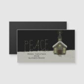 クリスチャンユニークのクリスマスカード (正面/裏面)