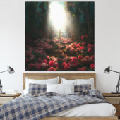 クリスチャンユニーククロスキャンバススピリチュアル装飾 キャンバスプリント (インサイチュ (寝室))