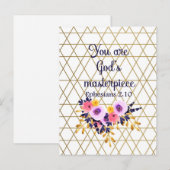 クリスチャンユーアズゴッド最高傑作聖なる書物、 経典 ポストカード (正面/裏面)