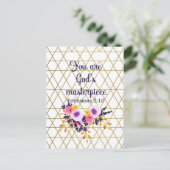 クリスチャンユーアズゴッド最高傑作聖なる書物、 経典 ポストカード (スタンド正面)