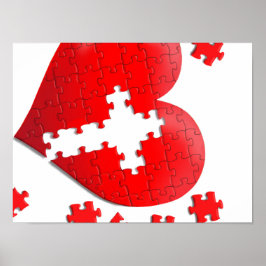 クリスチャンラブハートジグソーパズル ポスター