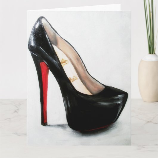 クリスチャンルブーティンレッドボトムダフォディルハイルポンプ カード (正面)