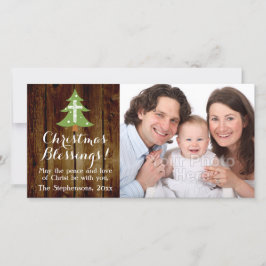 クリスチャンヴィンテージカントリークリスマスクロスツリー シーズンカード