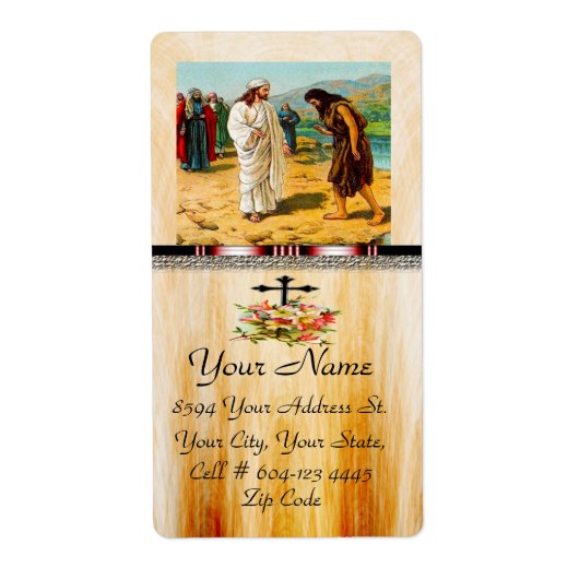 クリスチャンヴィンテージ出荷ラベル12 ラベル (正面)