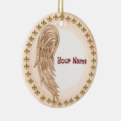 クリスチャン一翼天使 セラミックオーナメント (右)