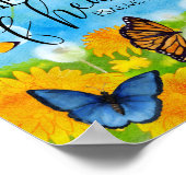 クリスチャン与え感謝していの聖書名 ポスター (角)