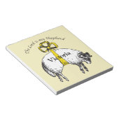 クリスチャン主は私の羊飼いの詩篇23 ノートパッド (アングル)