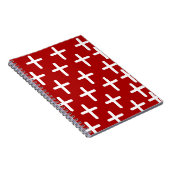 クリスチャン交差パターンデザイン ノートブック (右側)