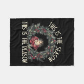 クリスチャン今シーズンこの理由Je フリースブランケット (正面(横))