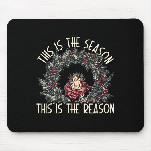 クリスチャン今シーズンこの理由Je マウスパッド (正面)