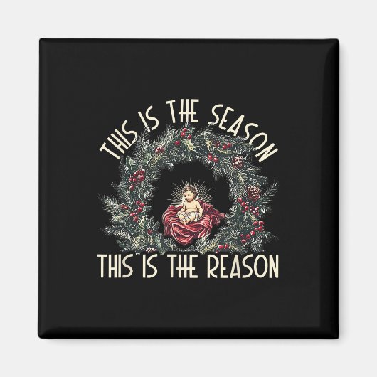 クリスチャン今シーズンこの理由Je マグネット (正面)