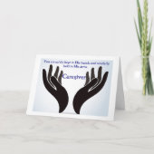 クリスチャン介護士の勇気付けられるカード カード (正面)