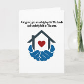 クリスチャン介護士の勇気付けられるカード カード (正面)