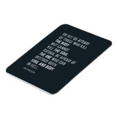 クリスチャン信仰バイブル引用文恐れてはいけない マグネット (左側)