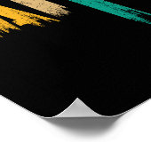 クリスチャン信仰十字架ヴィンテージ ポスター (角)