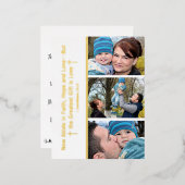 クリスチャン信仰希望ラブ聖なる書物、 経典3写真 箔シーズンポストカード (正面/裏面)