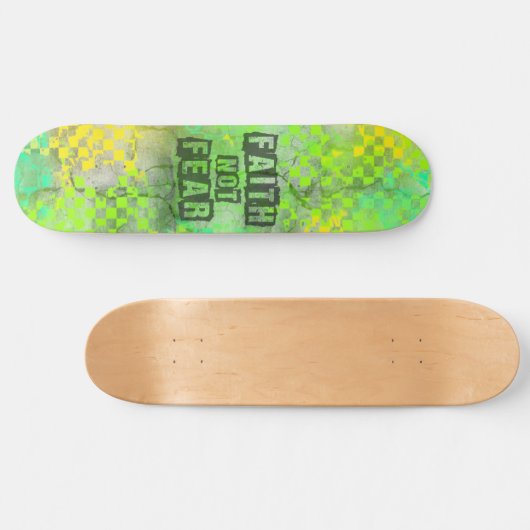 クリスチャン信仰恐れないスケートボードデザイン スケートボード (横)