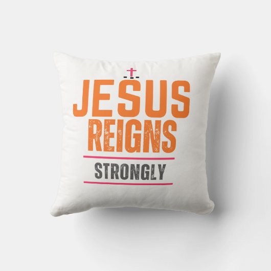 クリスチャン信仰文字設計枕 クッション (裏面)