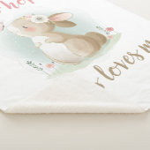 クリスチャン信心女の子イエス様が私を愛してる シェルパブランケット (3/4)