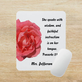 クリスチャン先生鑑賞名前をカスタムする マウスパッド