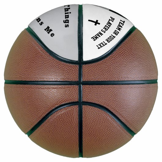 クリスチャン写真と完全にカスタマイズ可能なバスケットボール バスケットボール (右)