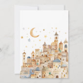 クリスチャン出生クリスマスホリデーハウスパーティー 招待状 (裏面)