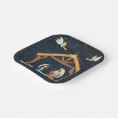 クリスチャン出生クリスマス ペーパープレート (傾斜あり)