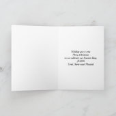 クリスチャン出生ユニバースクリスマスホリデーカード カード (内部)